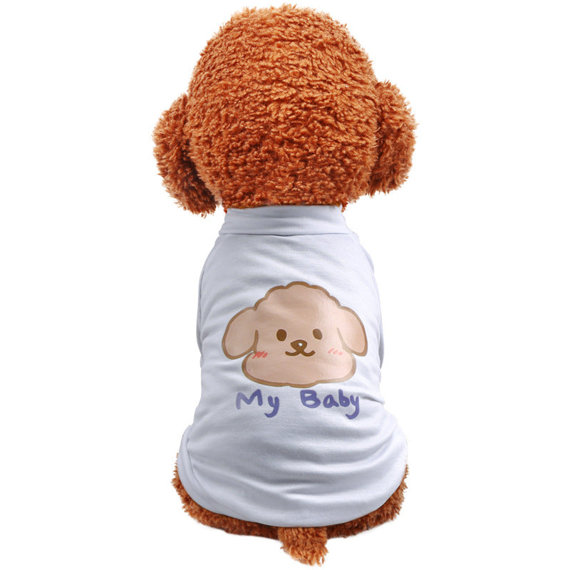 Transparent Waterproof Rainbow Pet Poncho