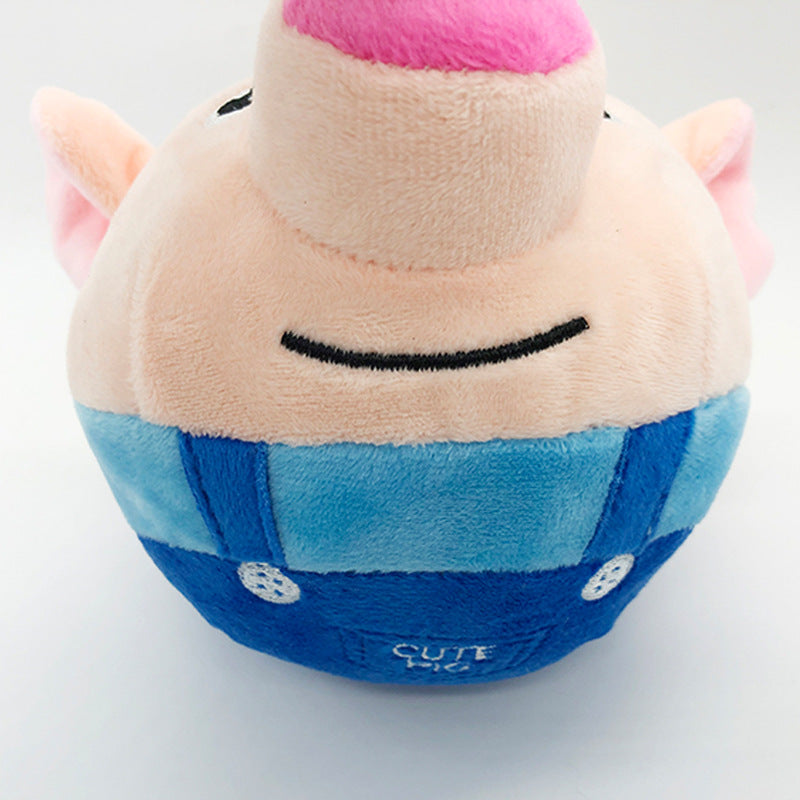 A Plush Dog Powered Acoustic Bounce Ball
