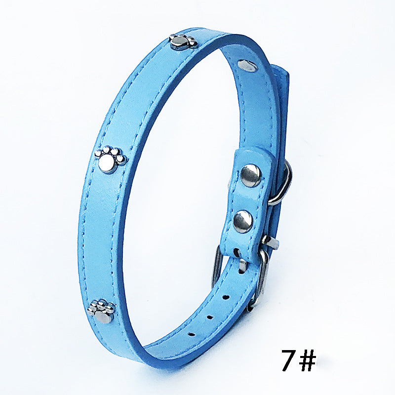 Pack Of 10 1.5 Leather Collars Dog Collars Pu Collars