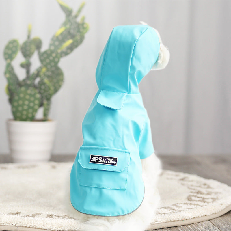 Mesh Breathable Solid Color Pet Windbreaker