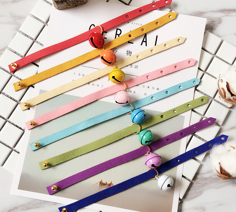 Candy-Colored Necklace Pet Bell