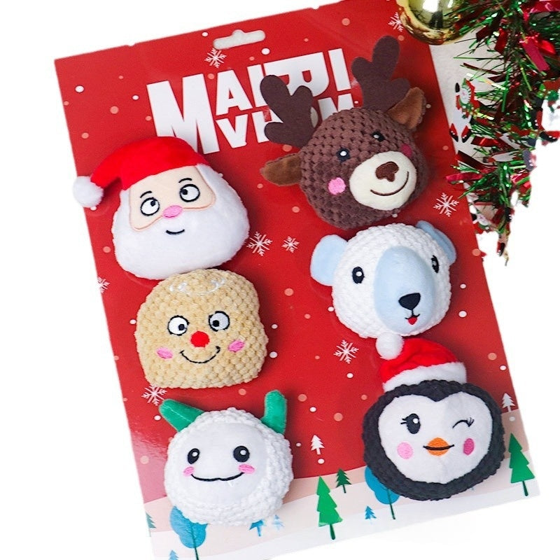 Christmas Plush Dog Gift Set With Sound