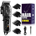 High-Power Pet Clipper, Transparent Shell, Digital Display