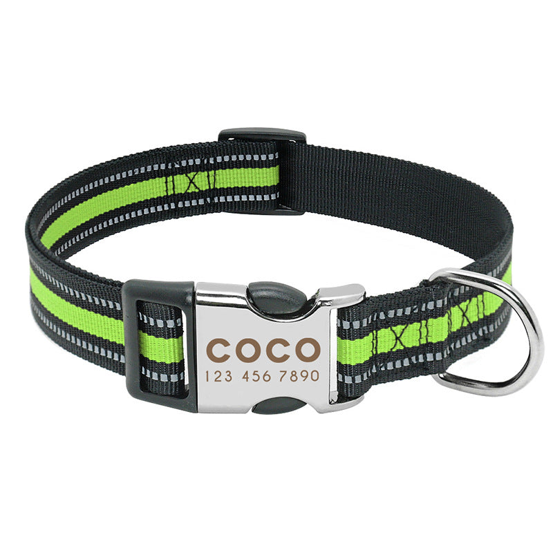 Anti-Lost Collar Alloy Metal Pet Supplies