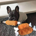 Plush Double Bone Chicken Leg Molars Sounding Toy