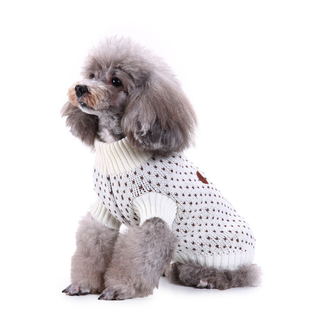 Christmas Snowflake Dog Sweater