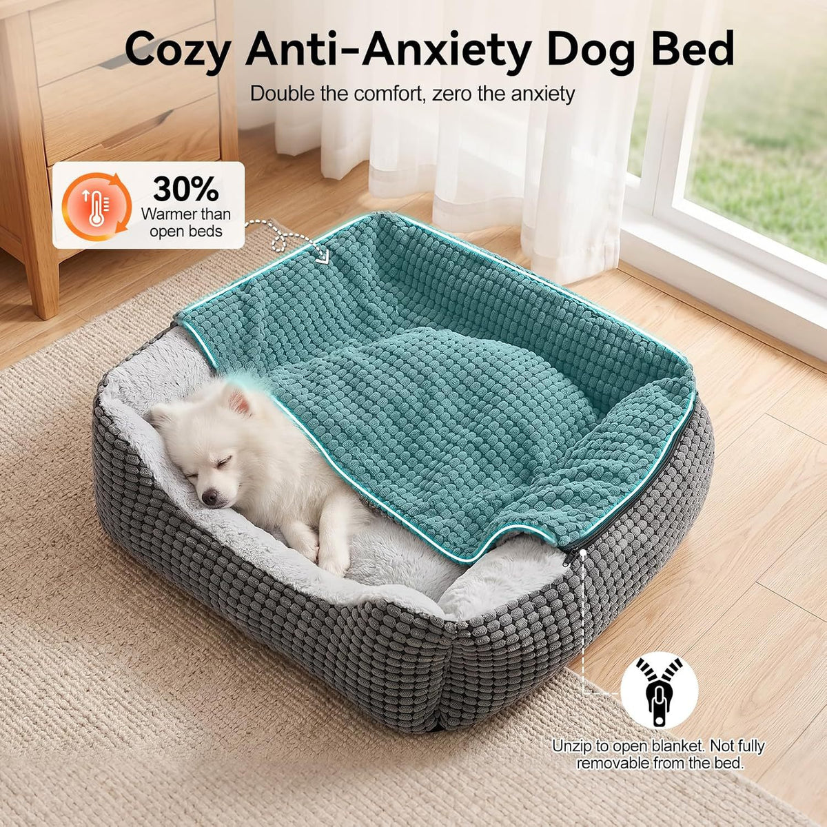 Simple Stylish Machine-Washable All-Season Pet Bed