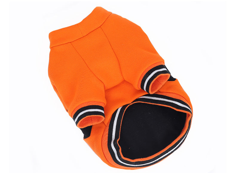 Halloween Pumpkin Dog Sweater Costume