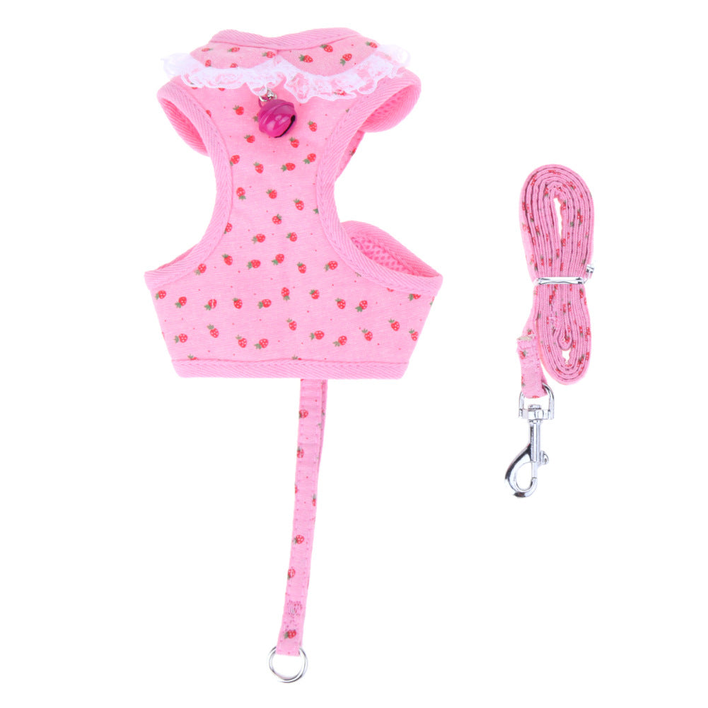 Strawberry Chest Rope for Dogs
