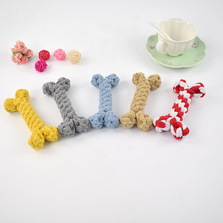 Cotton Rope Dog Bone Toy