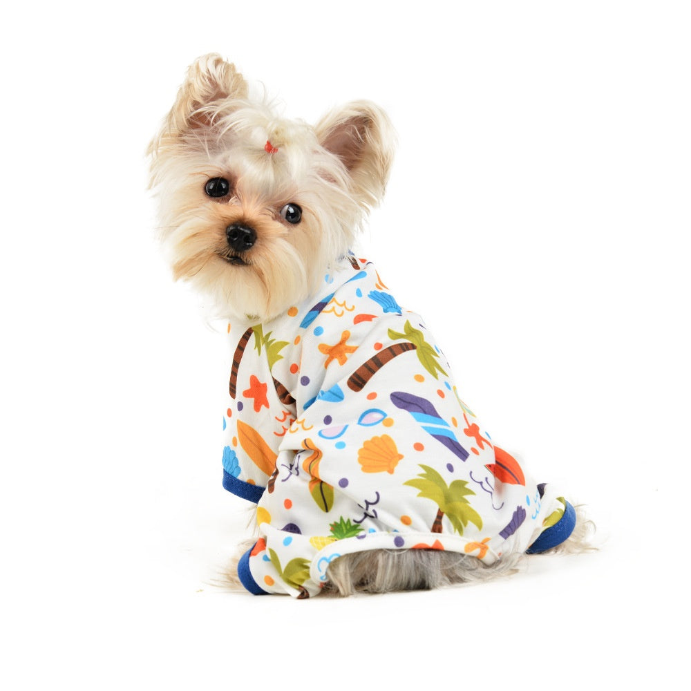 Cute Cartoon Print Dog Jumpsuit