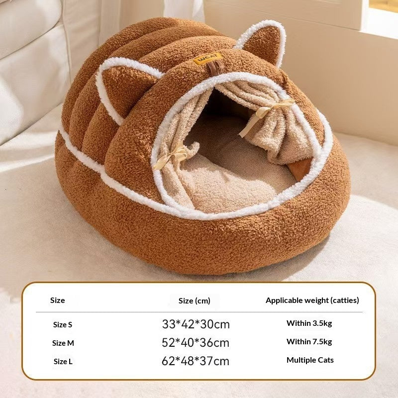 Warm Pet Bed Soft And Comfortable For A Cozy Sleep