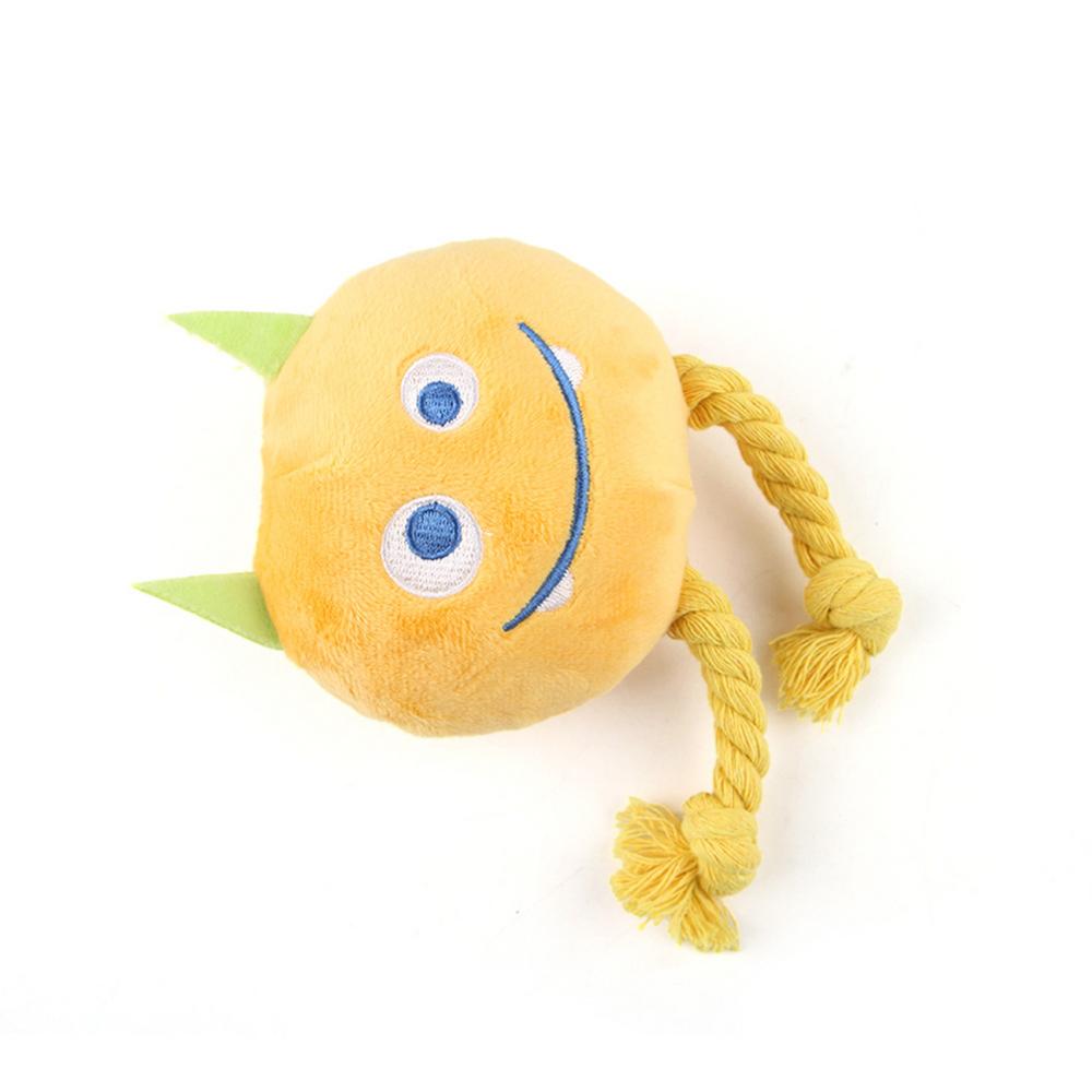 Squeaky Toys For Dogs Strong Knot Design Cartoon Chewable Teething Toys Decorative Multifunctional Relaxing Supplies Dog