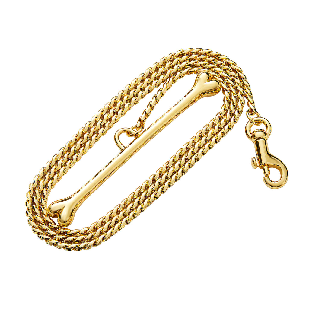 Stainless Steel Bone-Shaped Dog Leash