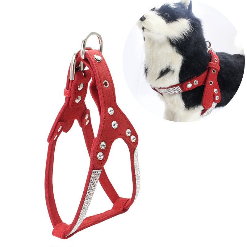 Rhinestone Pet Chest Strap