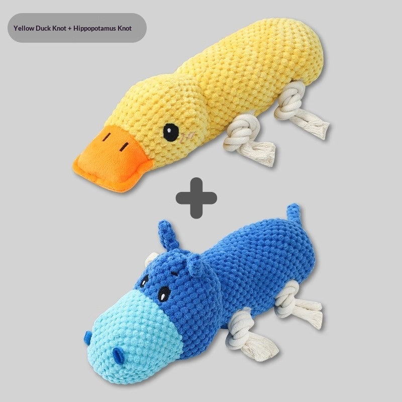 Teeth-Cleaning Plush Pet Toy With Sound