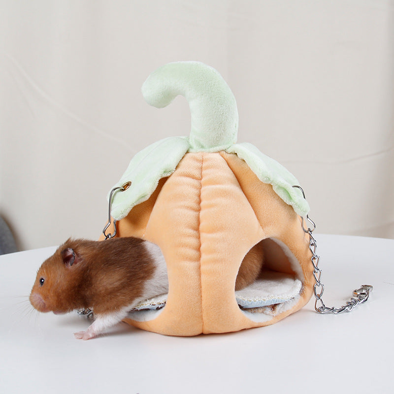 Sleeping Bag Cotton Nest Warm Pumpkin Chinchilla Pet Nest