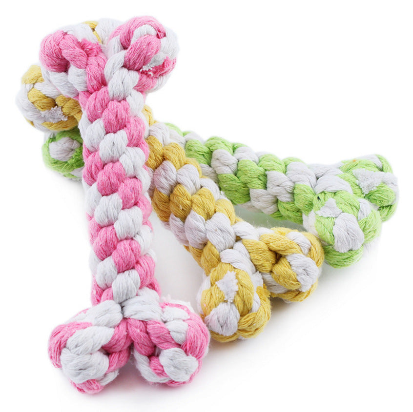 Hand-Woven Cotton Rope Bones