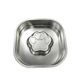 Thickened Stainless Steel Slow-Feed Dog Bowl