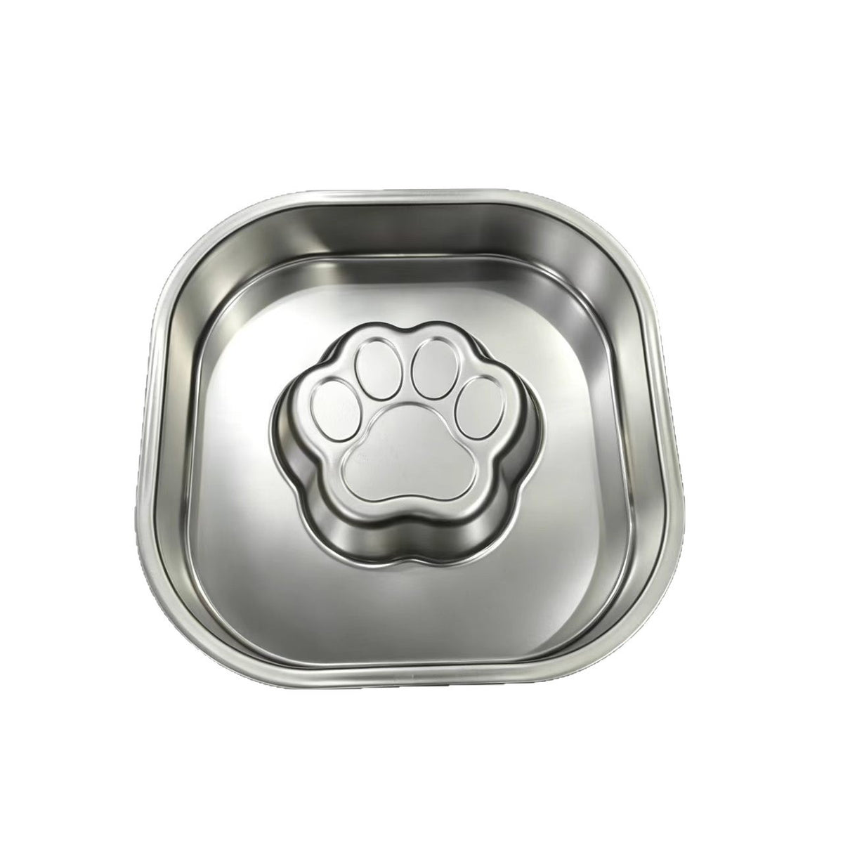 Thickened Stainless Steel Slow-Feed Dog Bowl