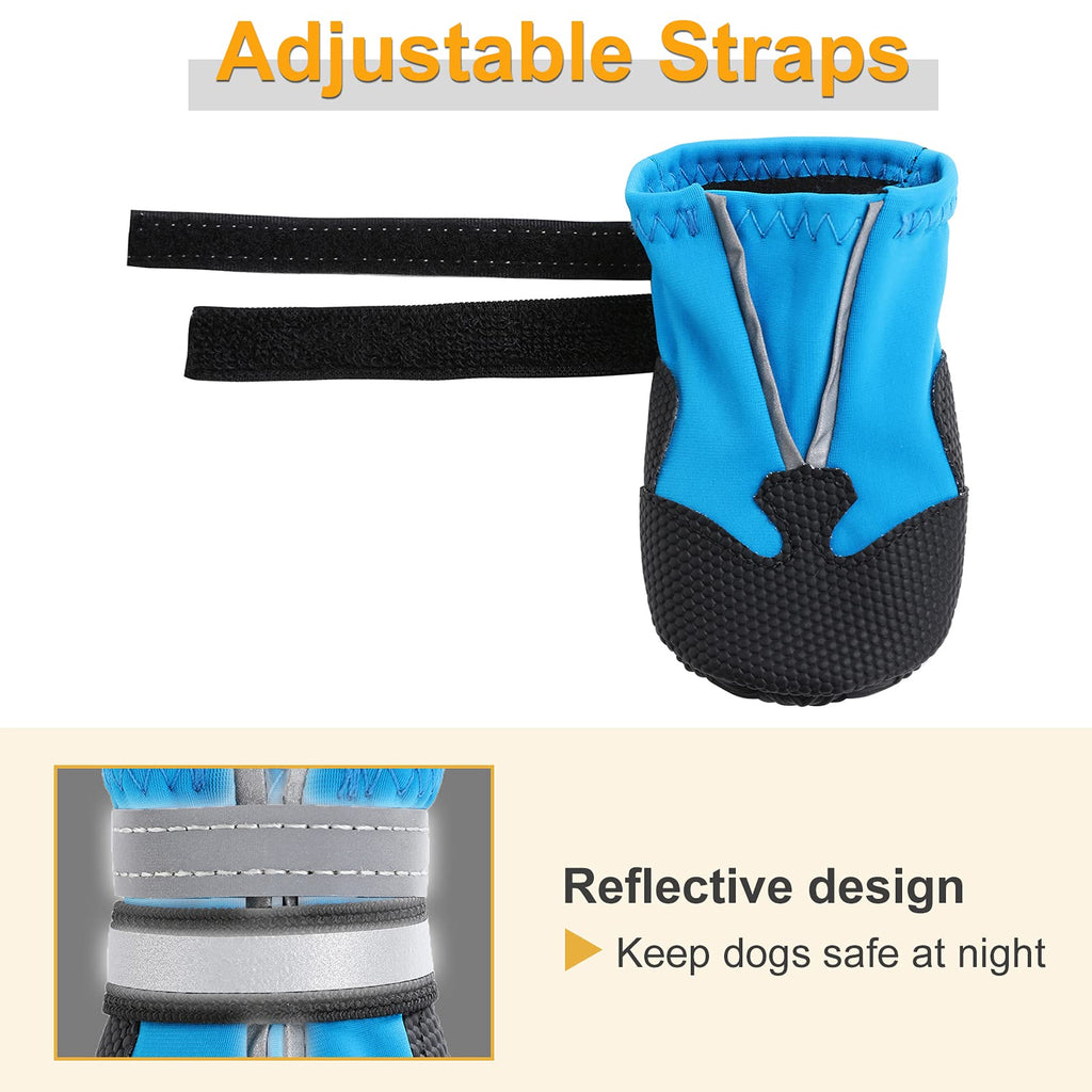 Winter Dog Boots for Medium and Large Dogs