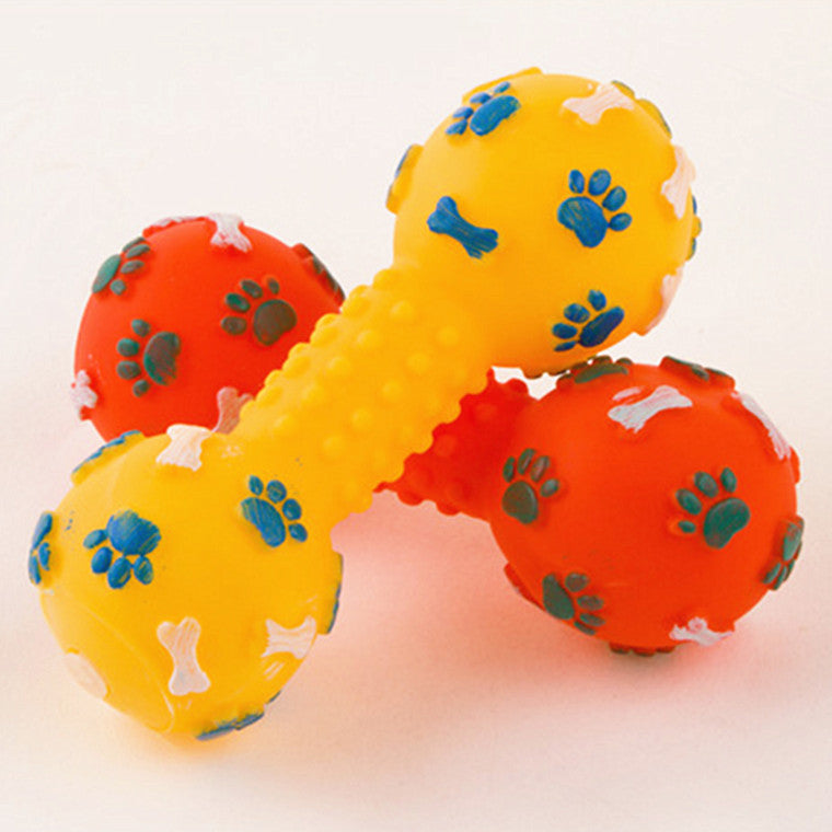 Dog Dumbbell Sound Training Toy