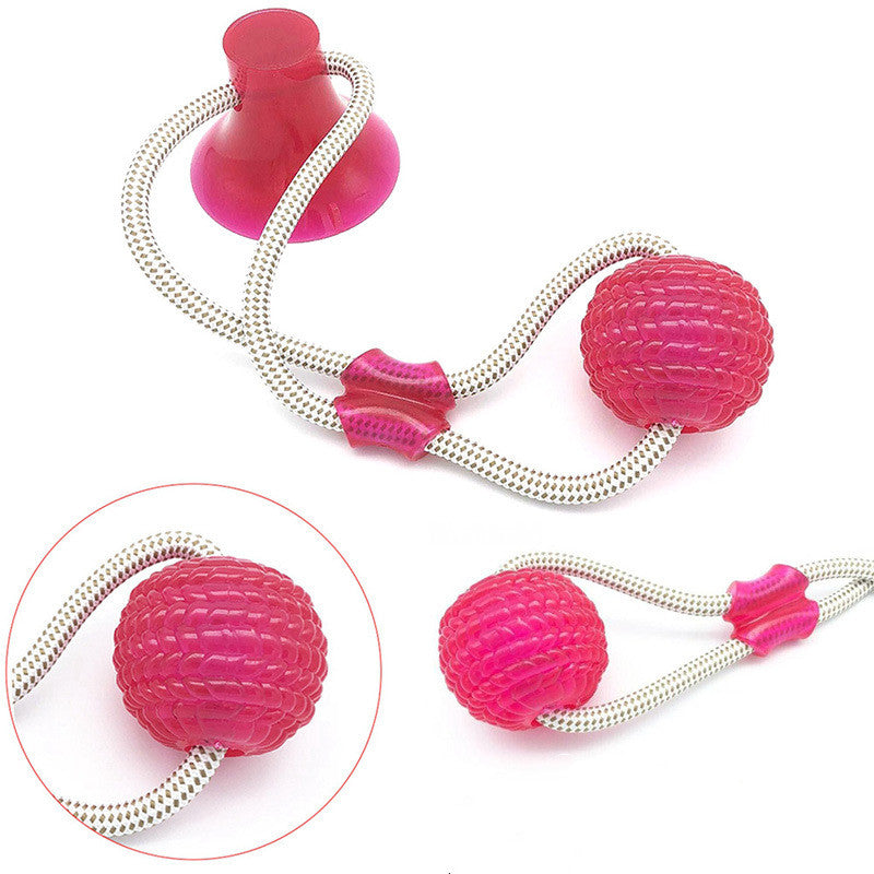 Pet Dog Rubber Sucker Molar Toy