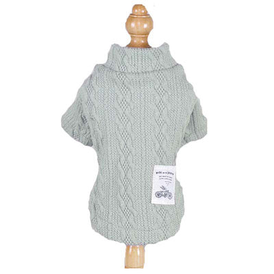 Pure Color Knitted Autumn And Winter Dog Sweater