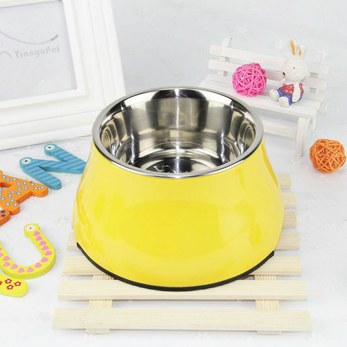 Top-Foot Single Mouth Non-Slip Pet Bowl