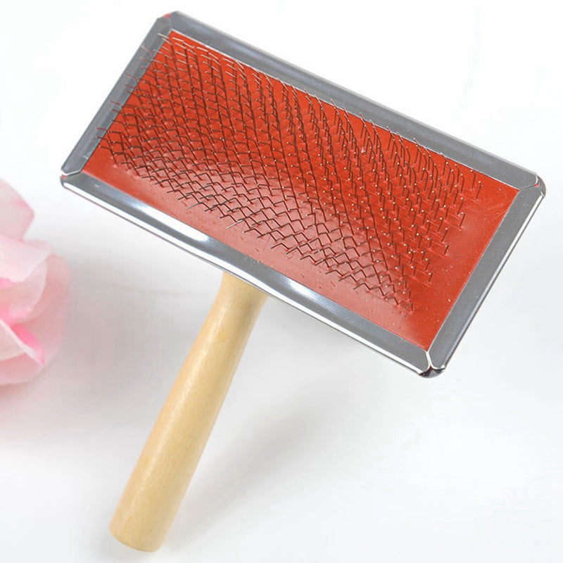 Wooden Pet Needle Comb