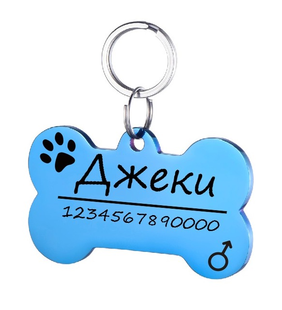 Personalized Stainless Steel Dog ID Tag