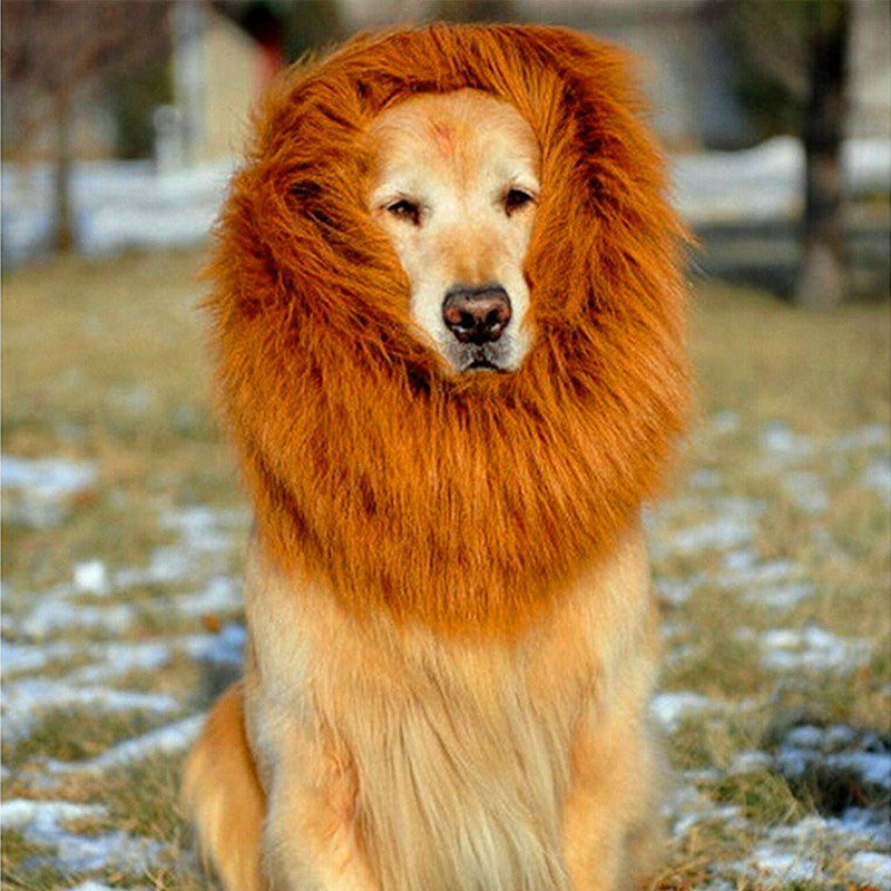 Lion Mane Wig For Large Dogs