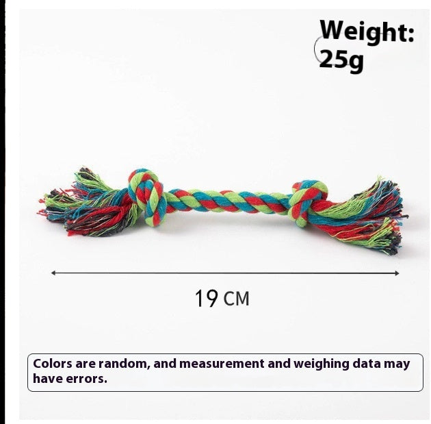 Bite-Resistant Cotton Rope Puppy Toy