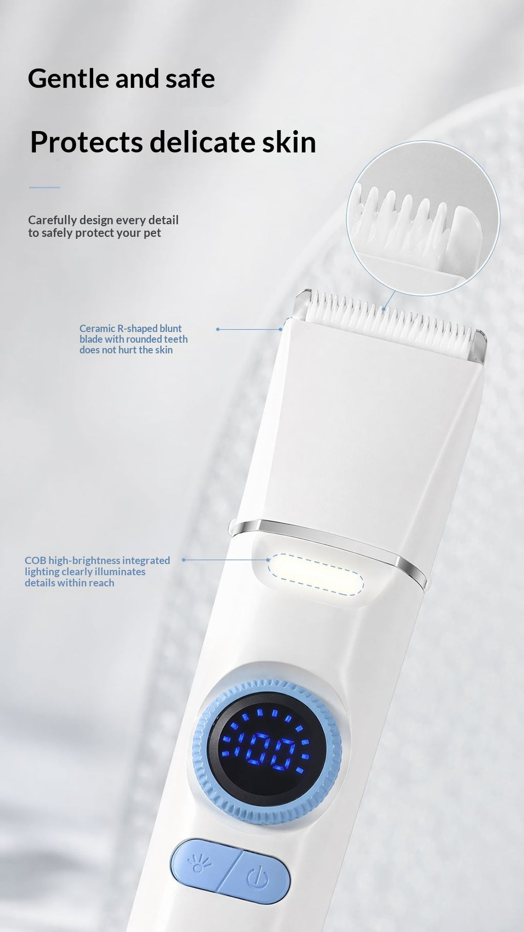 Electric Pet Clipper Grooming Kit