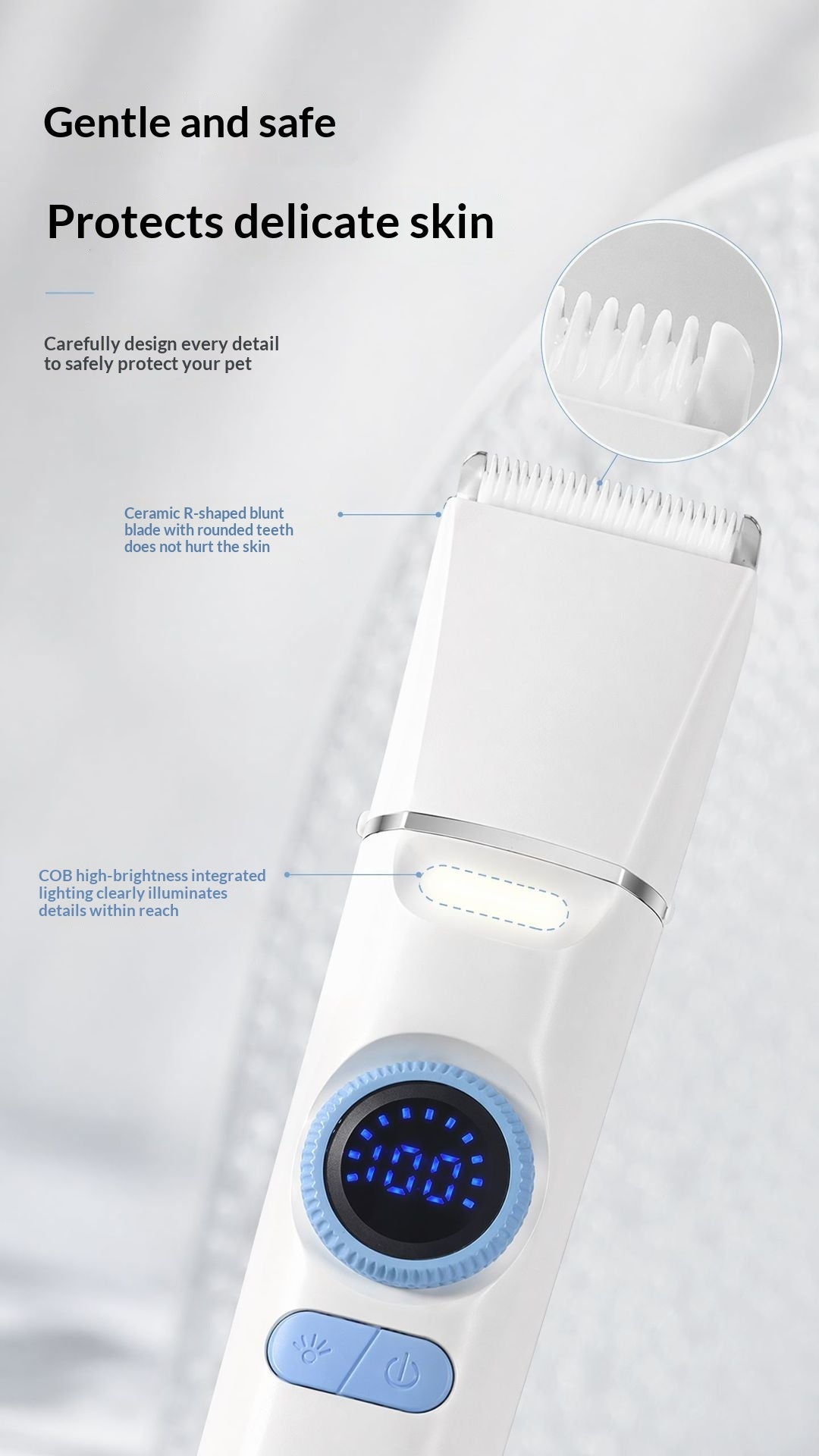 Electric Pet Clipper Grooming Kit