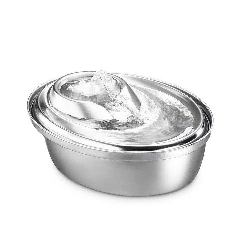 Stainless Steel Pet Water Dispenser Flow Circulation Filtration
