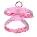 Shiny Rhinestone Anti-Strike-Off Pet Chest Strap Leash