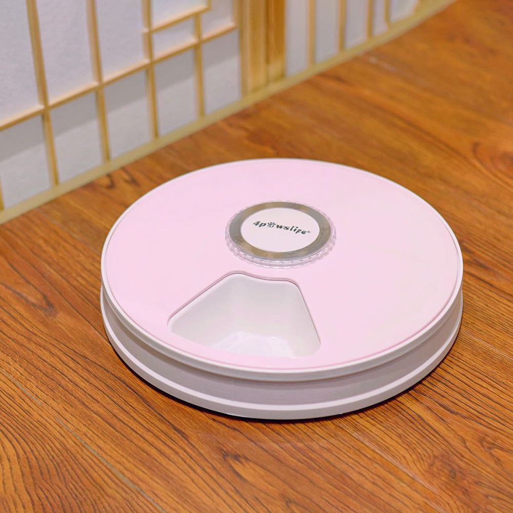 Automatic Round Timing Pet Feeder