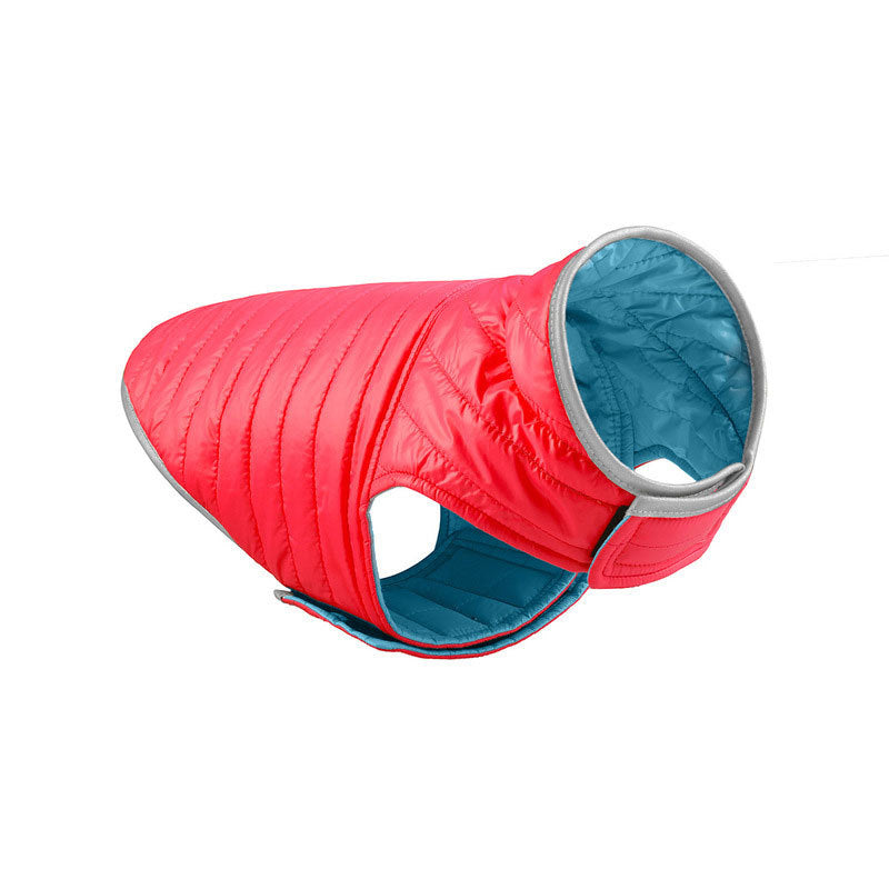 Pet Dog Clothes Autumn And Winter Light Down Double-Sided Cotton Coat