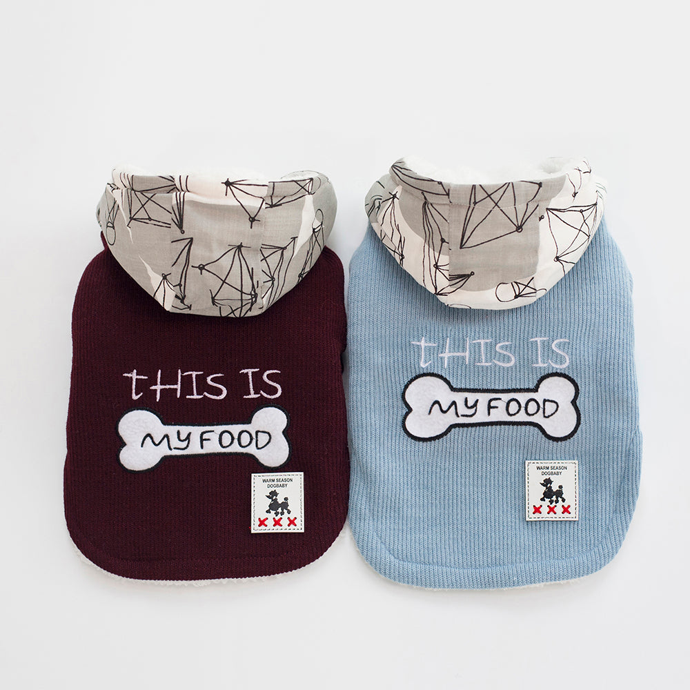 Thickened Warm Hooded Pet Coat