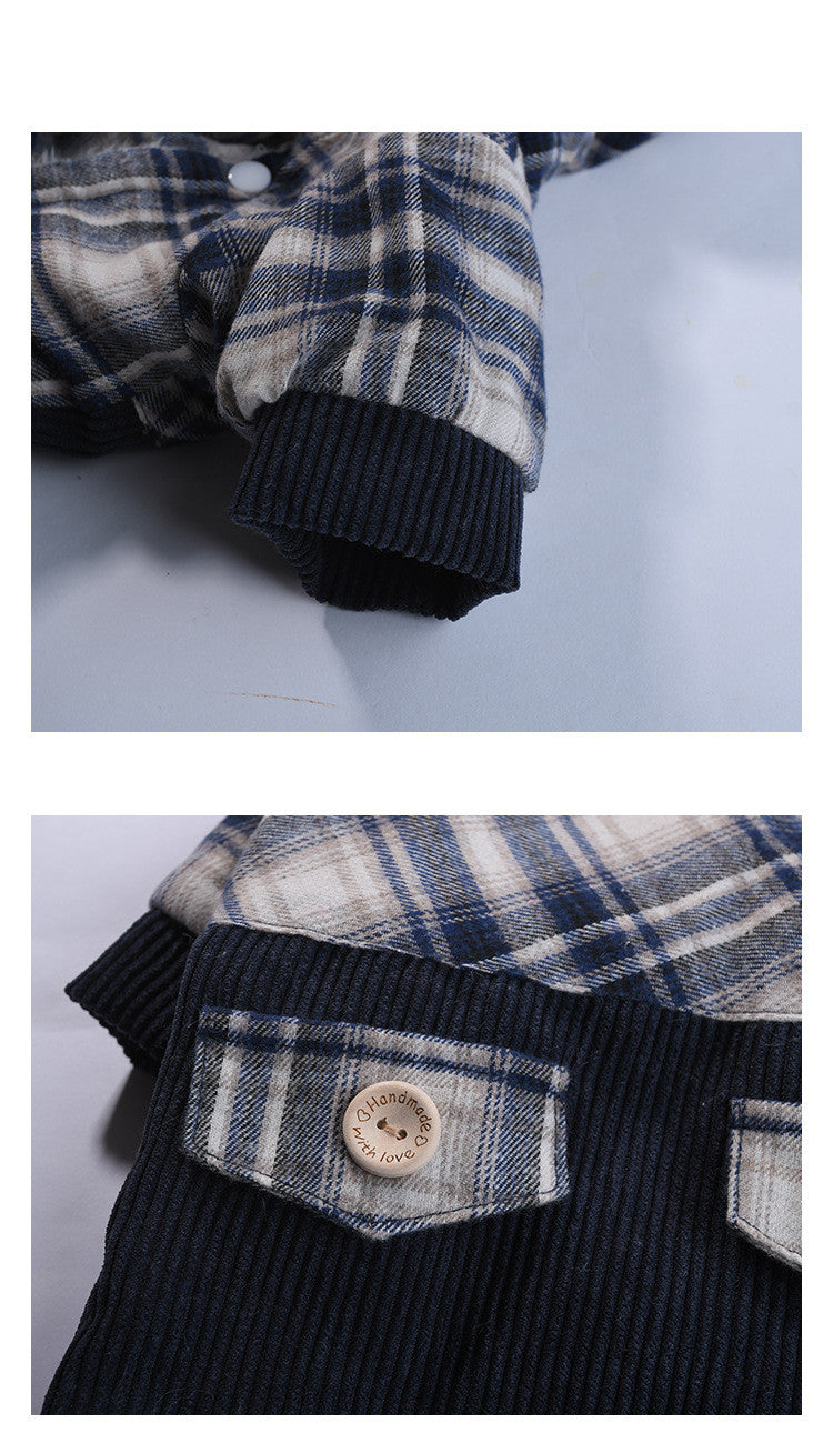 Teddy Vip Pomeranian Small Dog Plus Cashmere Coat