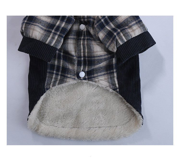 Teddy Vip Pomeranian Small Dog Plus Cashmere Coat