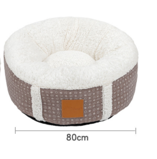 Winter Warm Lamb Wool Pet Bed