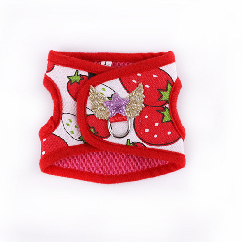 Bunny Special Vest Type Chest Harness Traction Rope