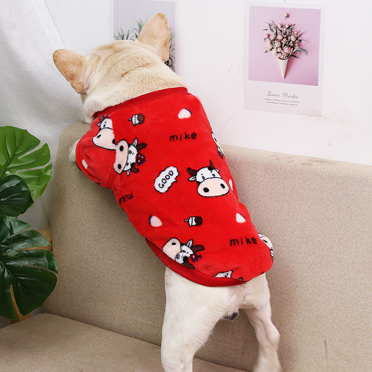 Warm Puppy Autumn Winter Pajamas Jacket