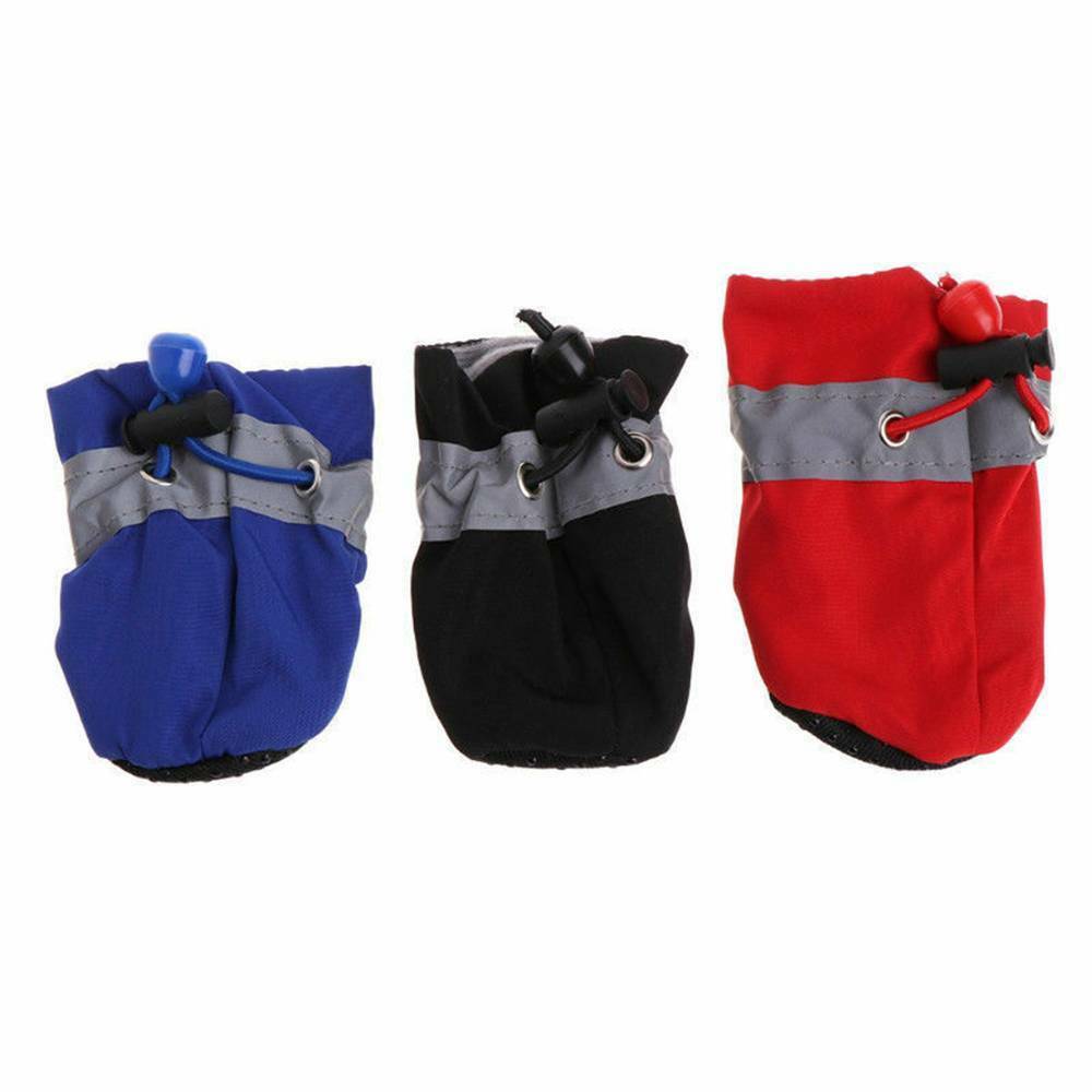 Custom Reflective Dog Shoes Set
