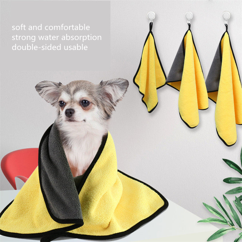 Multi-Size Absorbent Pet Bath Towel