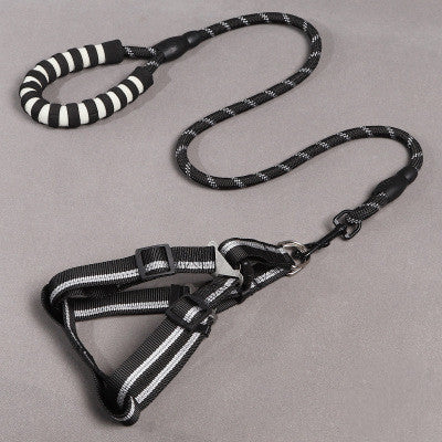 Nylon Dog Chest Harness And Leash