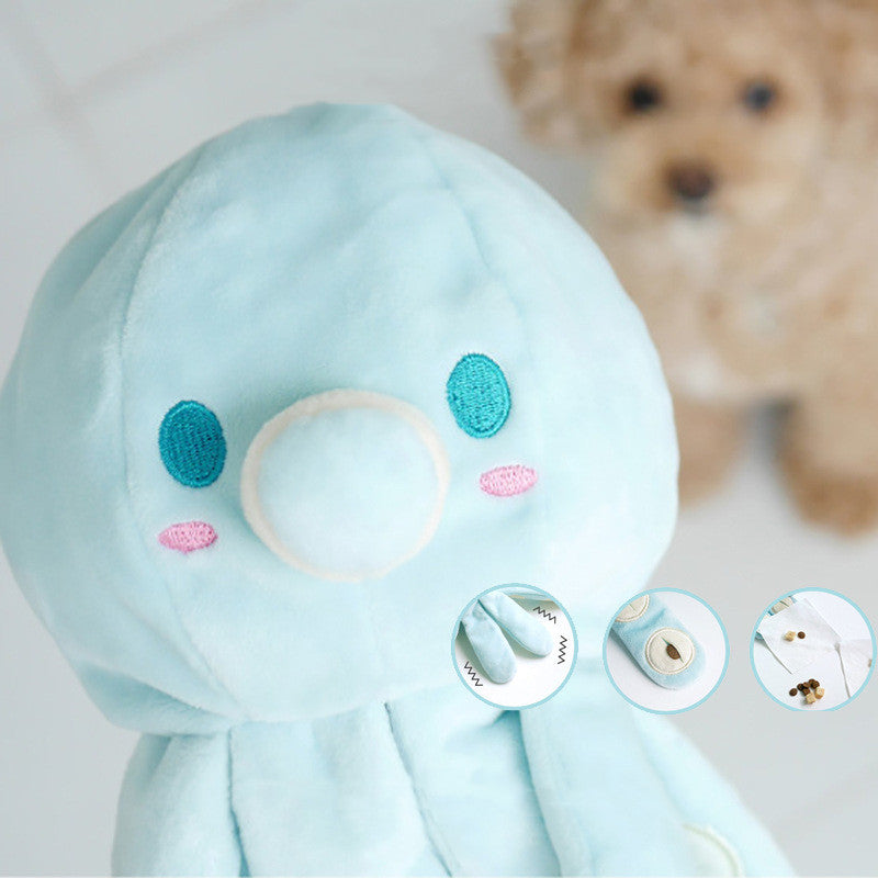 Tibetan Food Sound Paper Cute Octopus Dog Toy
