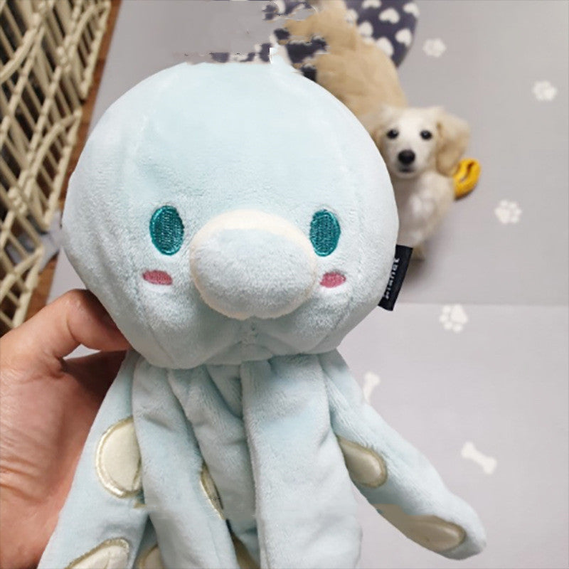 Tibetan Food Sound Paper Cute Octopus Dog Toy